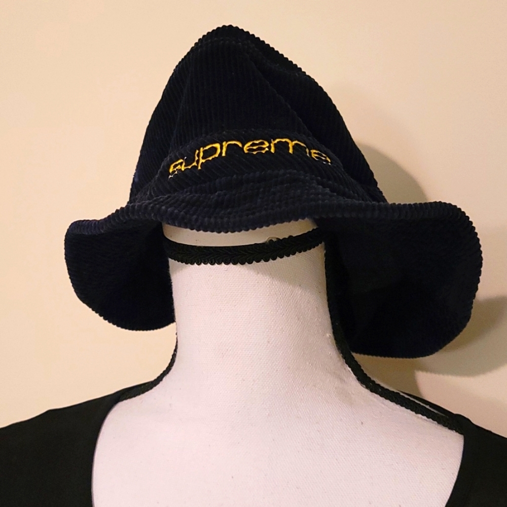 Rare! Supreme Corduroy Bucket Hat Embroidered